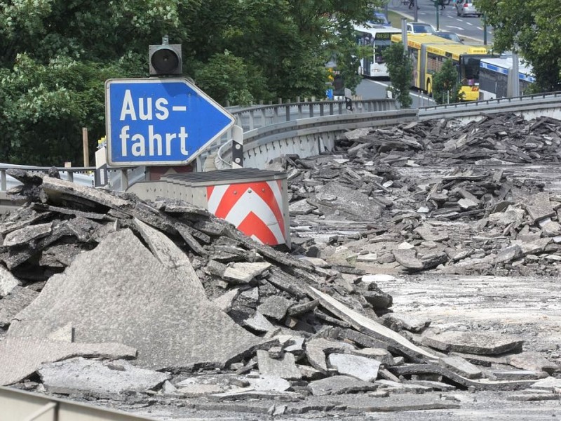 Diese Ausfahrt befährt derzeit niemand. Foto: Stefan Arend / WAZ Fotopool