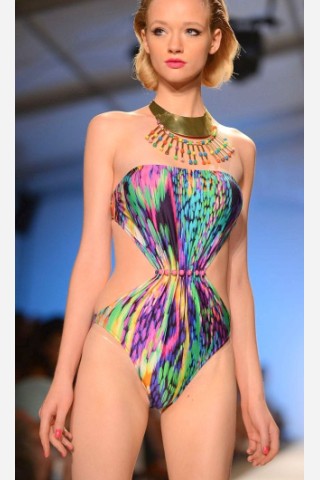 Schön am Strand: Die neuesten Bademoden-Trends auf der Fashion Week.