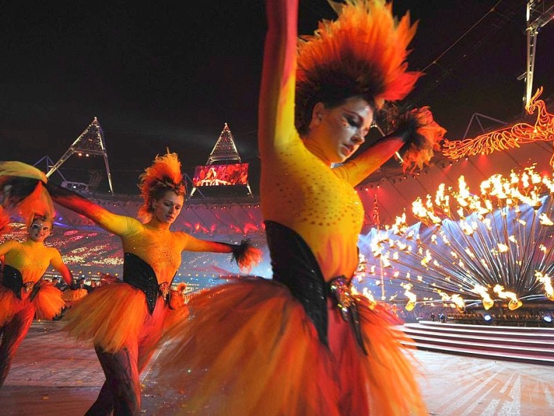 Grandiose Spiele, grandioser Abschluss: Die Show zum Ende der Olympischen Sommerspiele 2012 in London begeisterte die Athleten, die Zuschauer im Stadion und die an den Fernsehern.