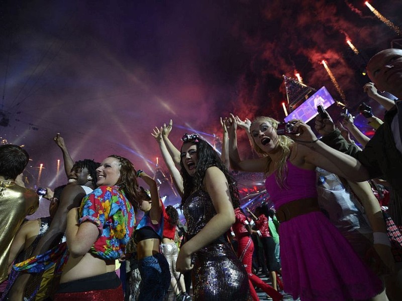 Grandiose Spiele, grandioser Abschluss: Die Show zum Ende der Olympischen Sommerspiele 2012 in London begeisterte die Athleten, die Zuschauer im Stadion und die an den Fernsehern.