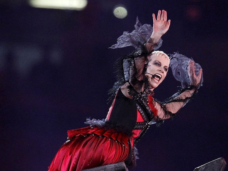 Annie Lennox bei der Abschluss-Show der Olympischen Sommerspiele 2012.