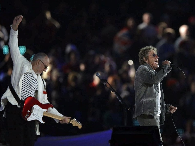 Pete Townsend (l.) und Roger Daltrey von The Who.