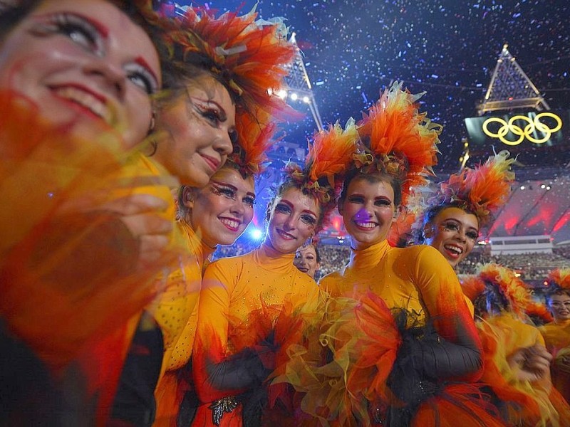 Grandiose Spiele, grandioser Abschluss: Die Show zum Ende der Olympischen Sommerspiele 2012 in London begeisterte die Athleten, die Zuschauer im Stadion und die an den Fernsehern.