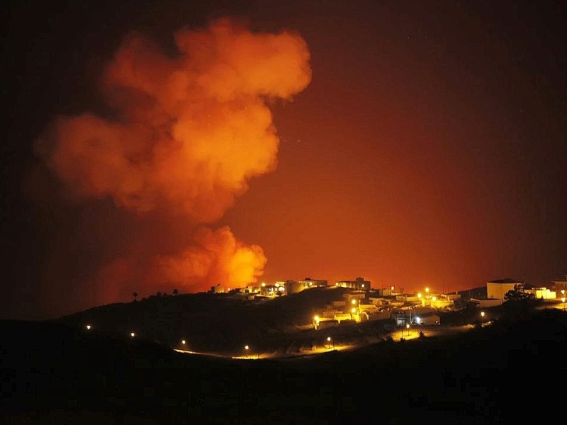 Waldbrand in Valle Gran Rey auf La Gomera.