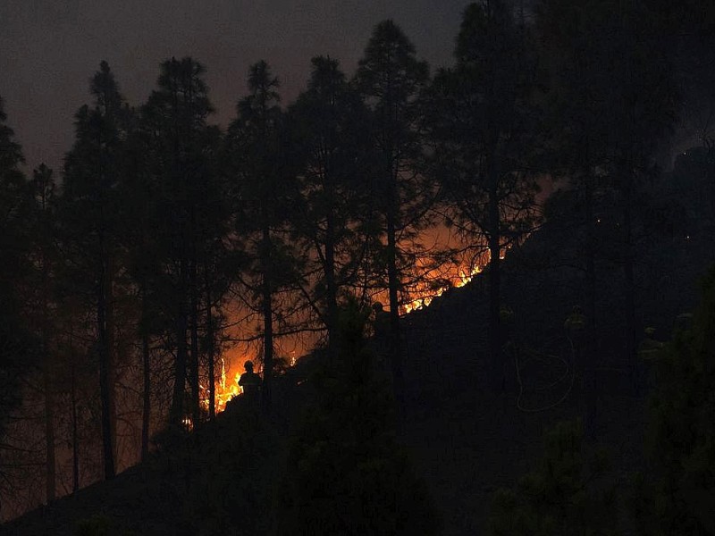 Waldbrand auf Teneriffa