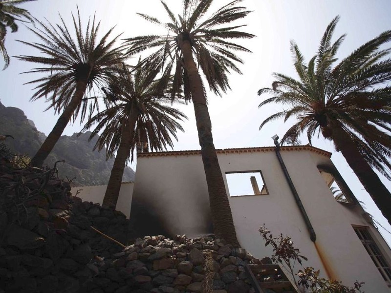 Die Brände haben Verwüstungen hinterlassen, hier auf der spanischen Insel La Gomera.