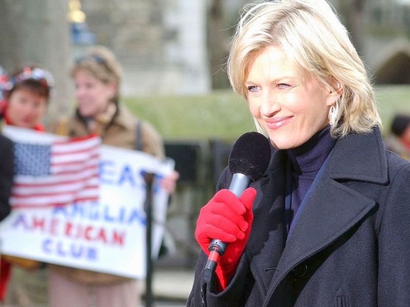 Platz 23:Diane Sawyer in ihrem Element: Die amerikanische Moderatorin steht für die TV-Sendung Good Morning America vor der Kamera.