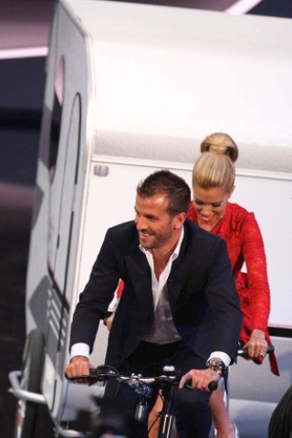 Rafael und Sylvie van der Vaart.