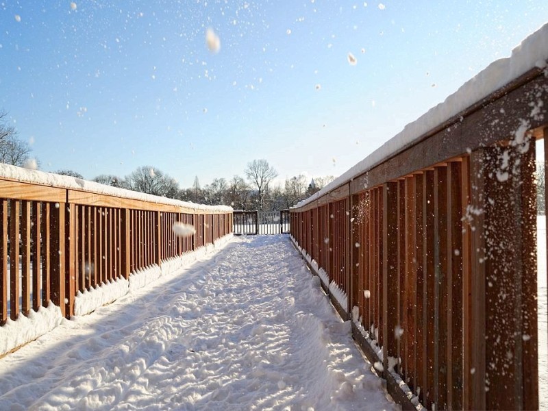 Winter am Nordpark in Gladbeck (2009).