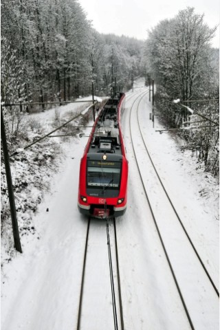 Schnee in Niederberg