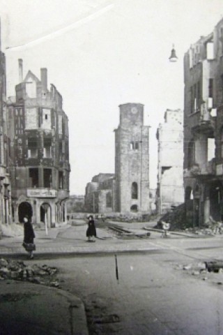 Kampstraße mit Blick auf St. Reinoldi