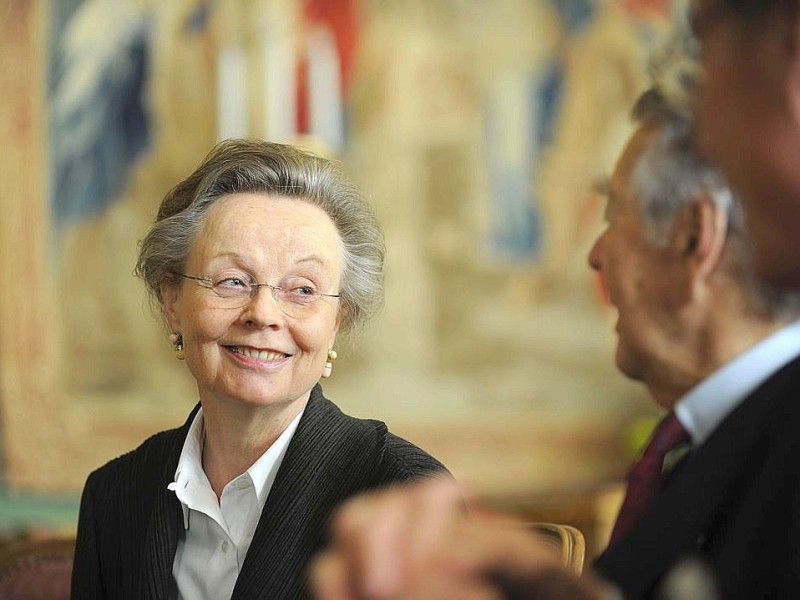 Berthold Beitz mit seiner Tochter Susanne Henle.