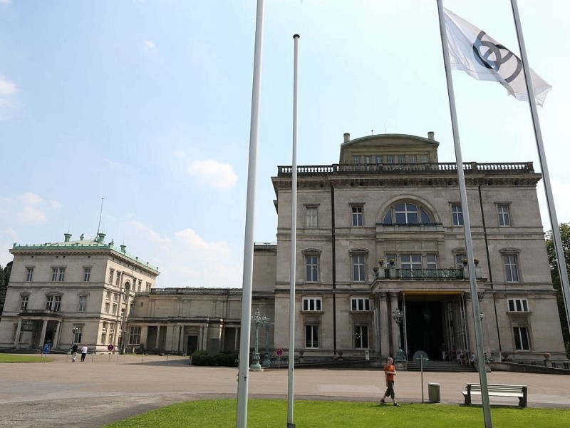 Ein aktuelles Foto der Villa Hügel in Essen.