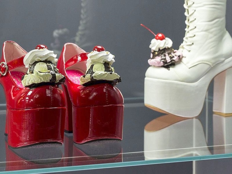 Schuhe zum Staunen: Das Grassi-Museum in Leipzig zeigt derzeit die Ausstellung Starker Auftritt: Experimentelles Schuh-Design.