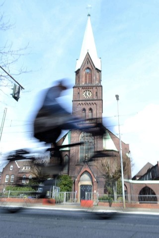 Die evangelische Lutherkirche wurde 1883 eingeweiht.