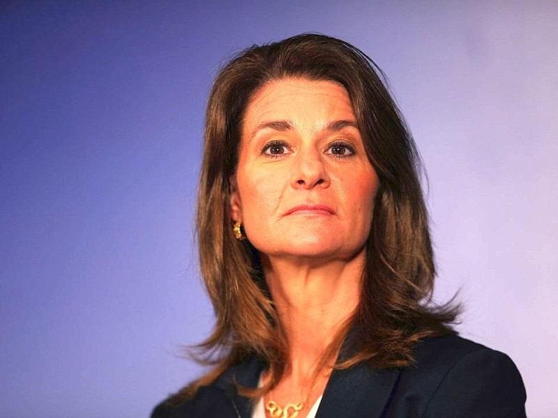 Platz drei: Melinda Gates, die Frau des reichsten Mannes der Welt, Bill Gates.