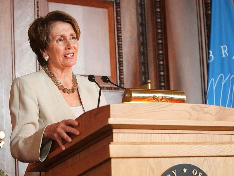 Die amerikanische Politikerin Nancy Pelosi besetzt Platz 22.