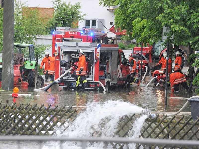 Das Hochwasser im Südosten Deutschlands