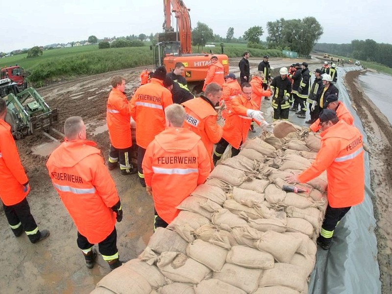 Das Hochwasser im Südosten Deutschlands