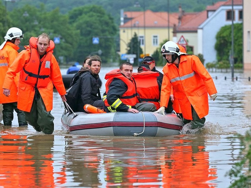 Das Hochwasser im Südosten Deutschlands