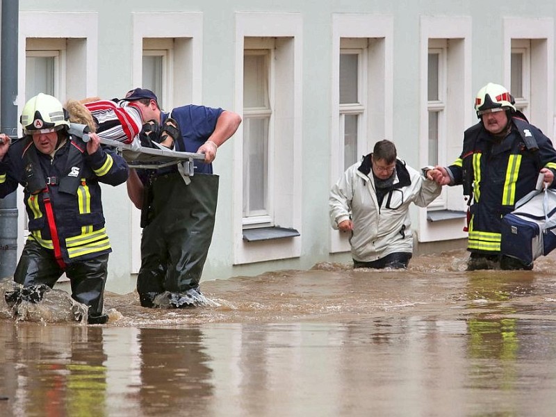 Das Hochwasser im Südosten Deutschlands