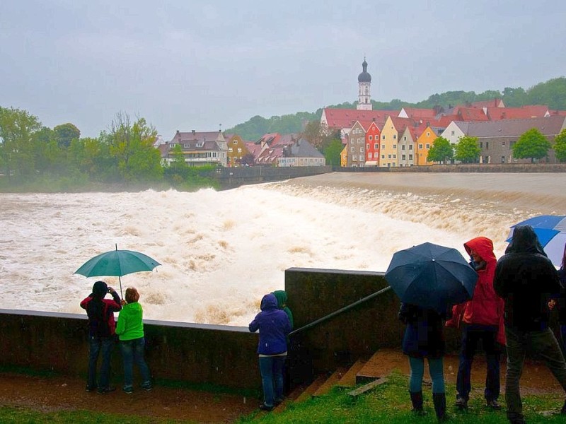 Das Hochwasser im Südosten Deutschlands