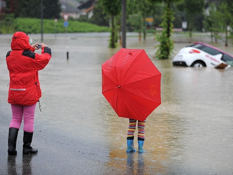 Das Hochwasser im Südosten Deutschlands