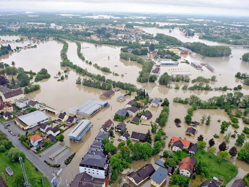 Das Hochwasser im Südosten Deutschlands