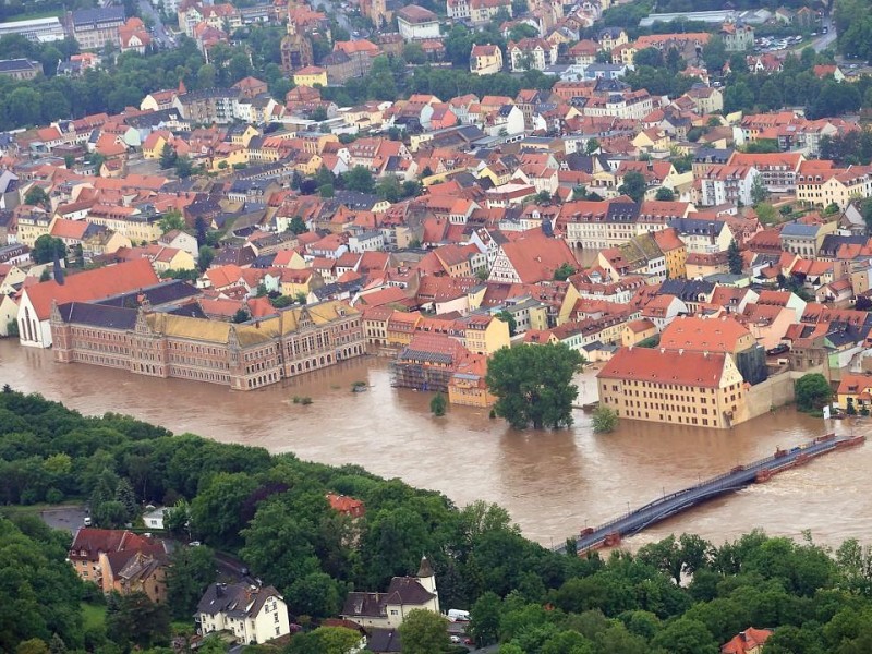 Das Hochwasser im Südosten Deutschlands