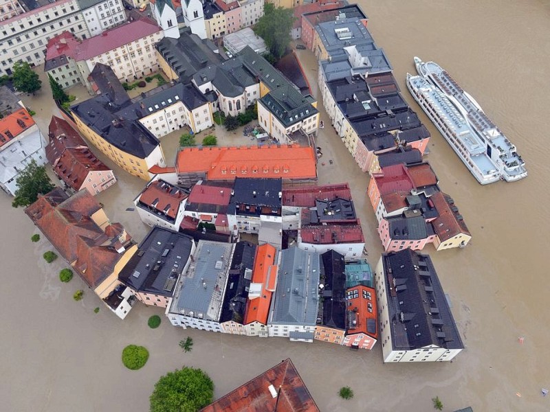 Das Hochwasser im Südosten Deutschlands
