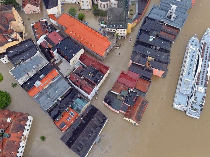 Das Hochwasser im Südosten Deutschlands