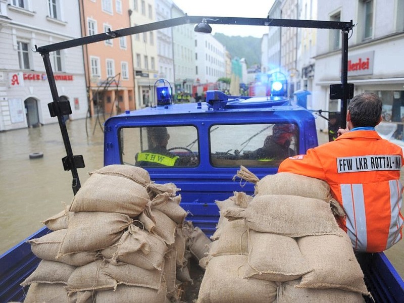 Das Hochwasser im Südosten Deutschlands
