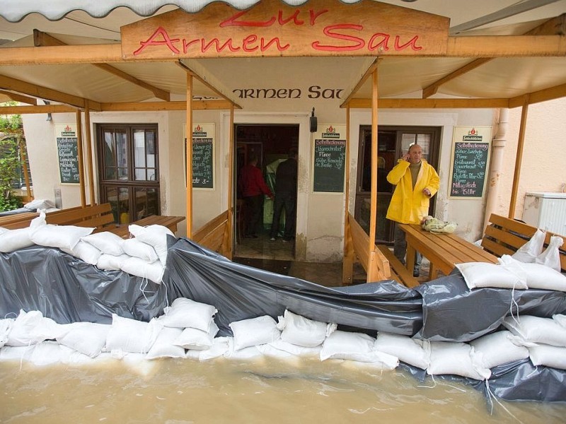 Das Hochwasser im Südosten Deutschlands
