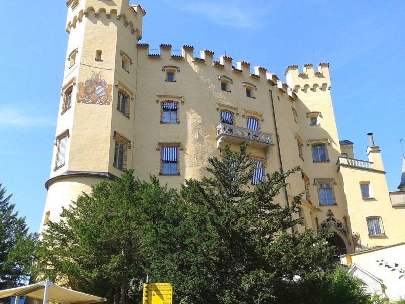 Beliebstes Ausflugsziel: das Schloss Hohenschwangau in Schwangau.