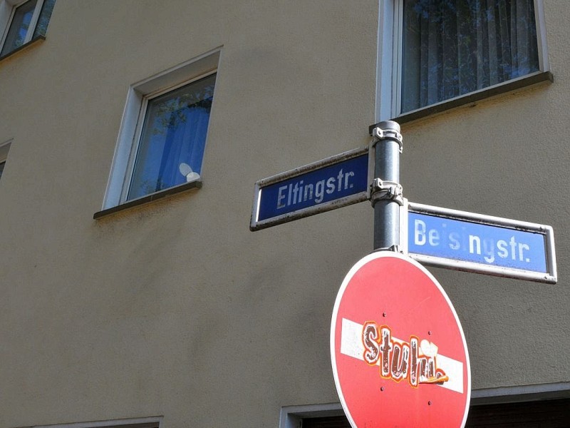 ...über die Beisingstraße ins Elting-Viertel.