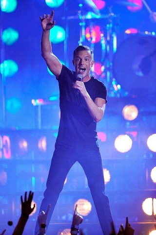 Brandon Flowers mit The Killers bei den MTV Europe Music Awards.