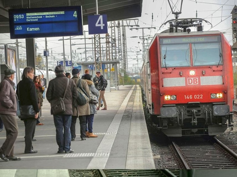 Bahnreisende müssen mit massiven Verspätungen und Zugausfällen rechnen.