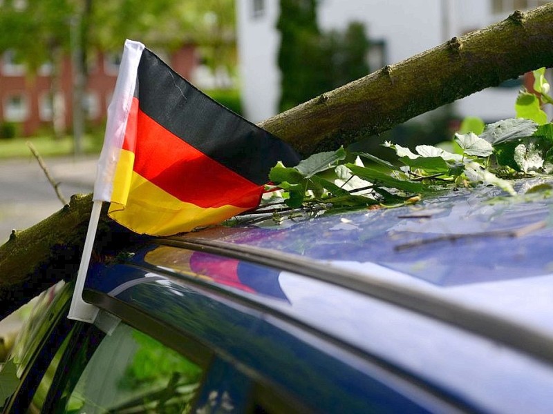 Viele Autos kamen in Gelsenkirchen glimpflicher davon...