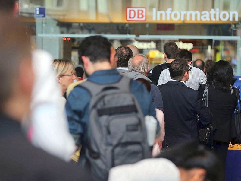 An den Anzeigetafeln stand oft nicht viel mehr, als dass sämtliche Züge ausfallen.