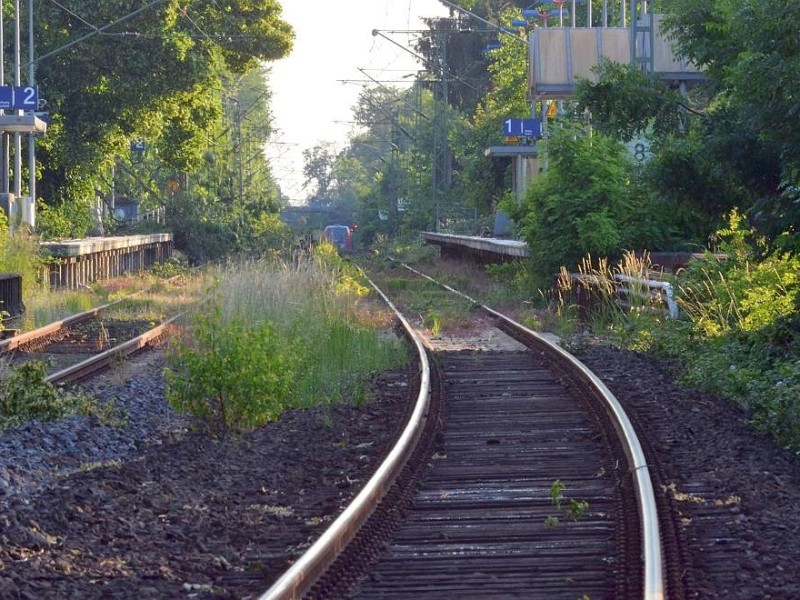 So sah es am Donnerstag noch auf der S-Bahnstrecke zwischen Essen und Bochum aus, hier in Wattenscheid.