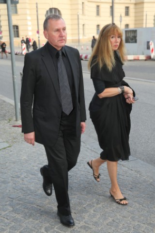 Diplomat Vladimir Kotenev und seine Frau Maria Koteneva.