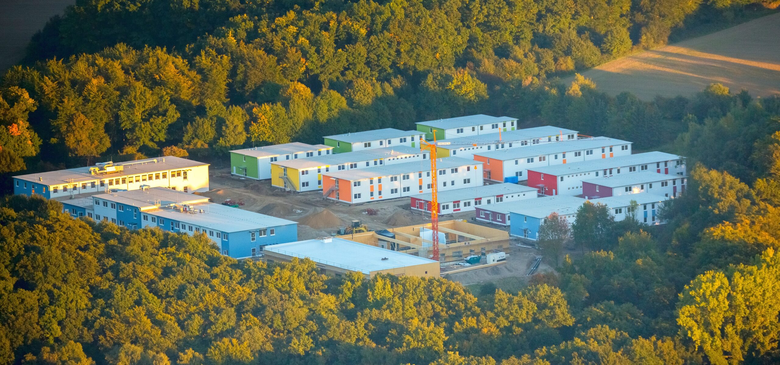 Die Baustelle Anfang Oktober 2015.