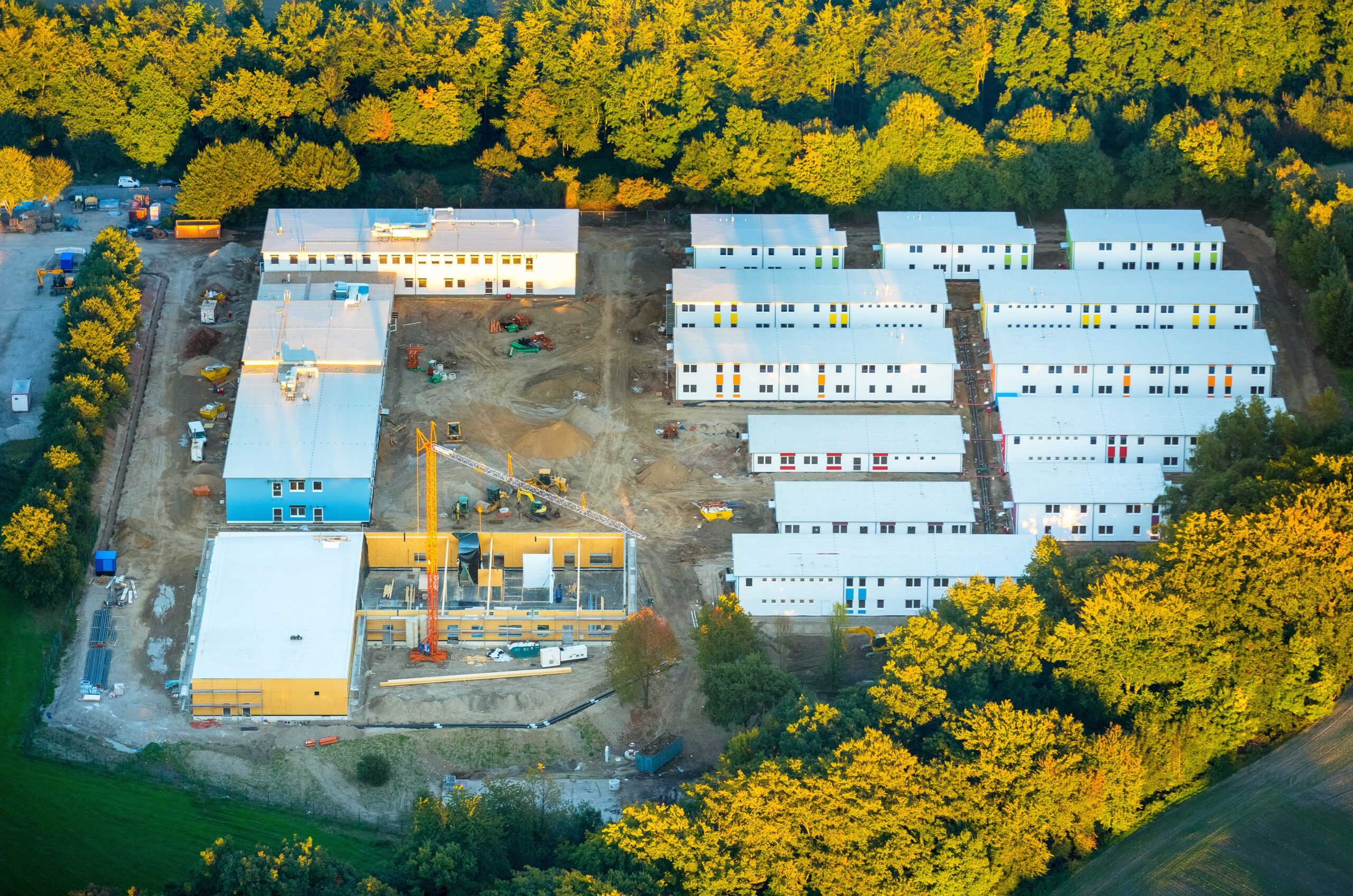 Die Baustelle Anfang Oktober 2015.