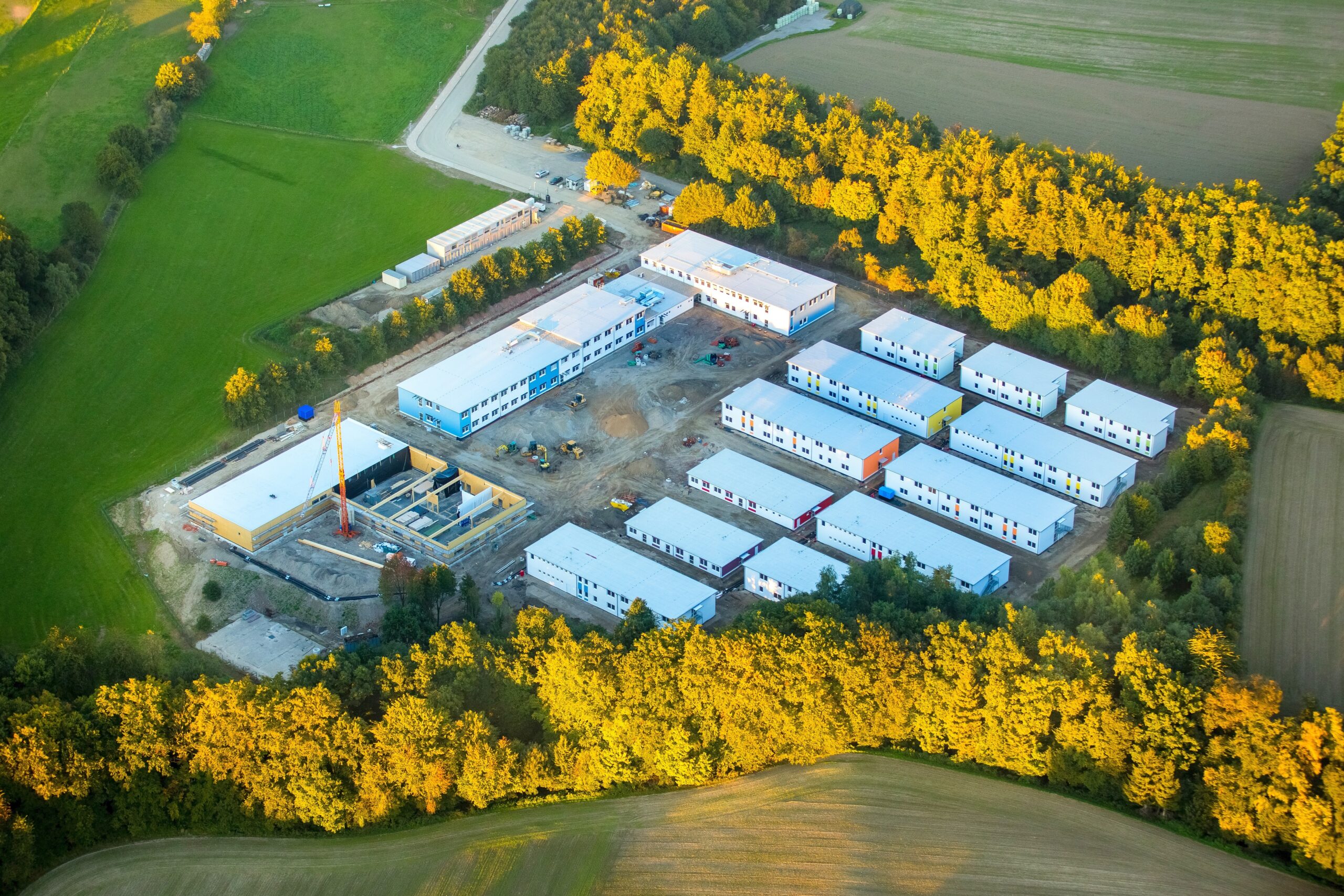 Die Baustelle Anfang Oktober 2015.