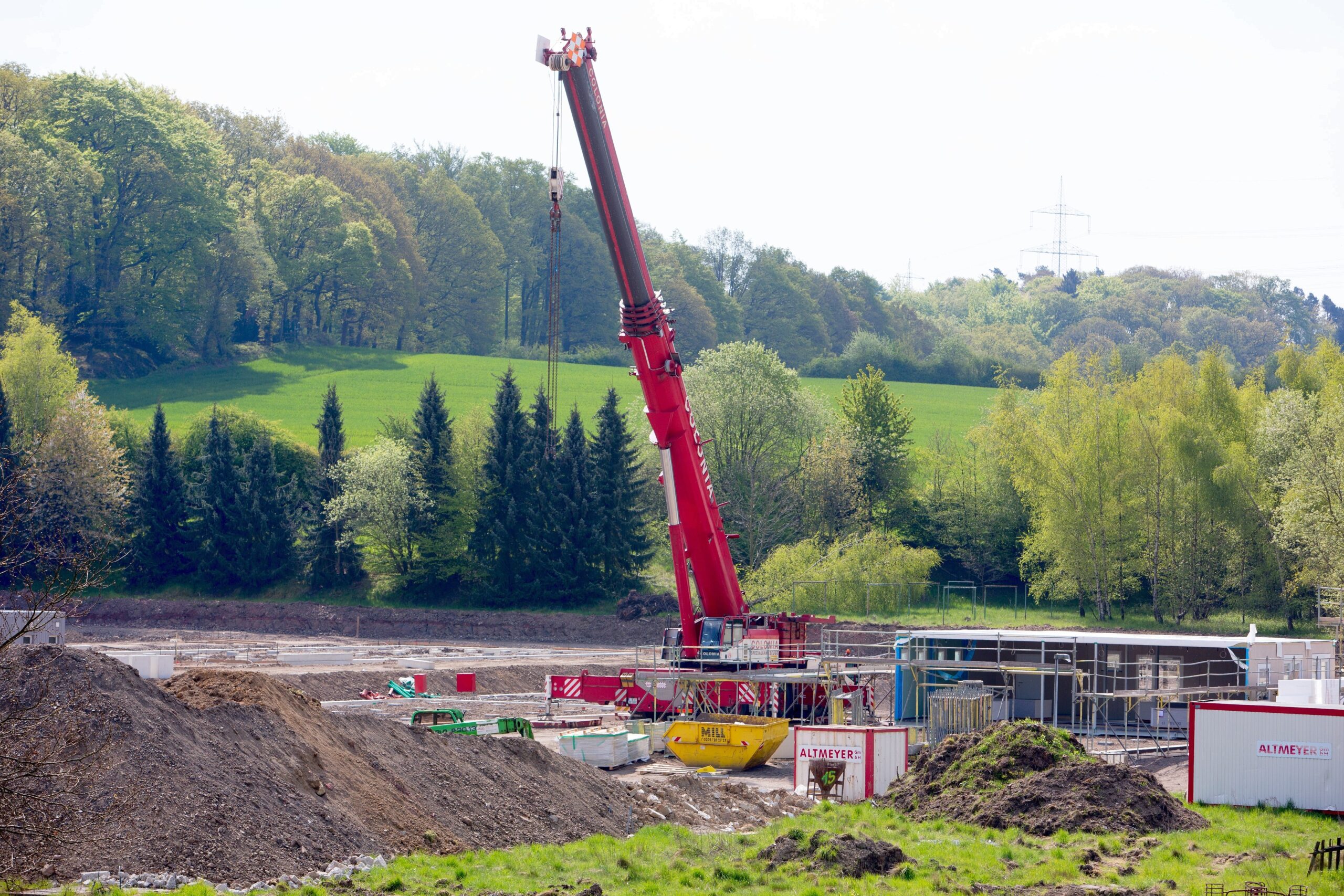 Die Großbaustelle im Mai 2015.
