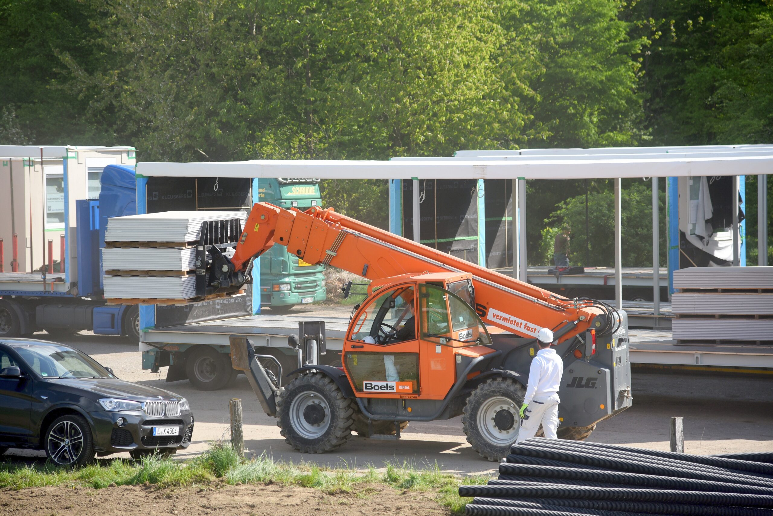 Die Großbaustelle im Mai 2015.