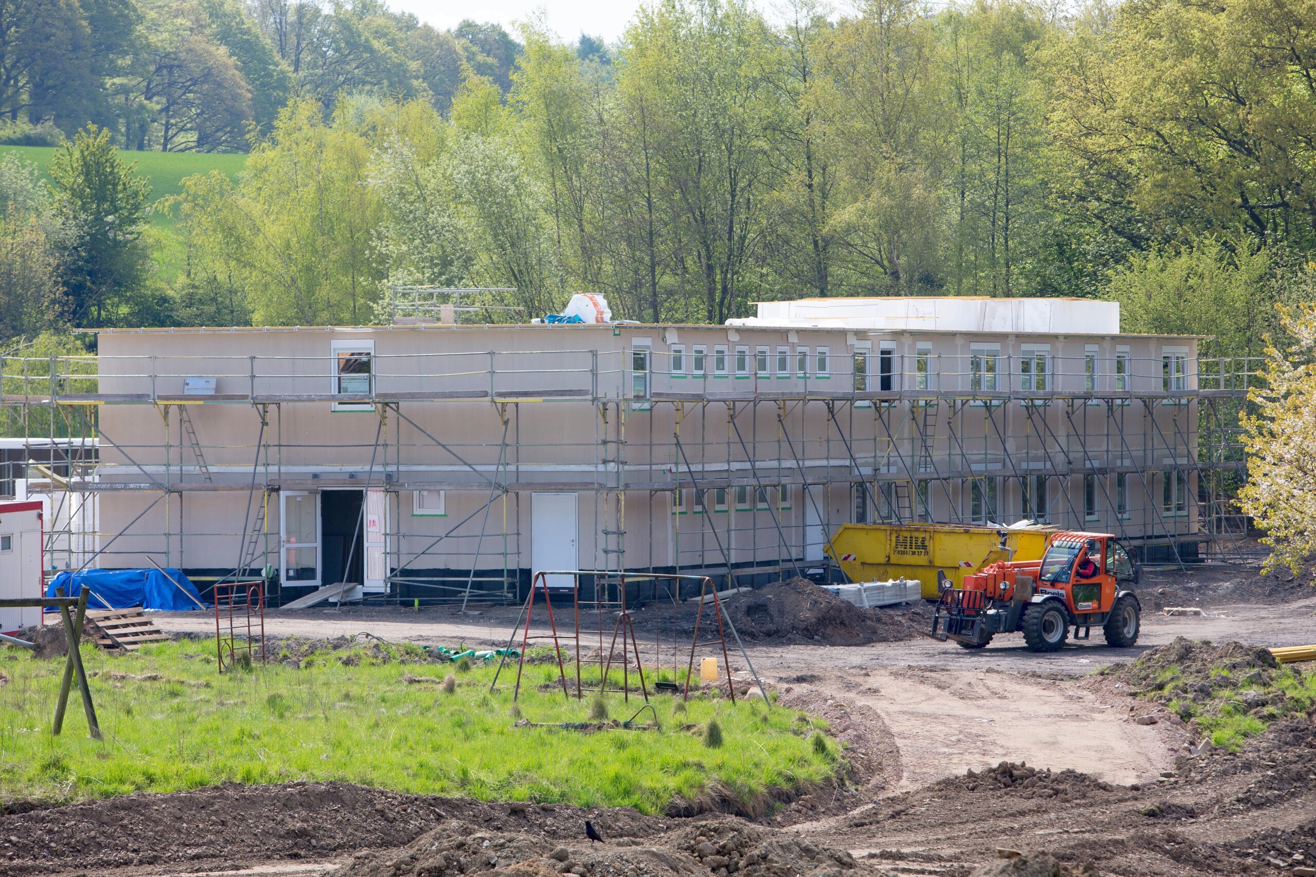 Die Großbaustelle im Mai 2015.
