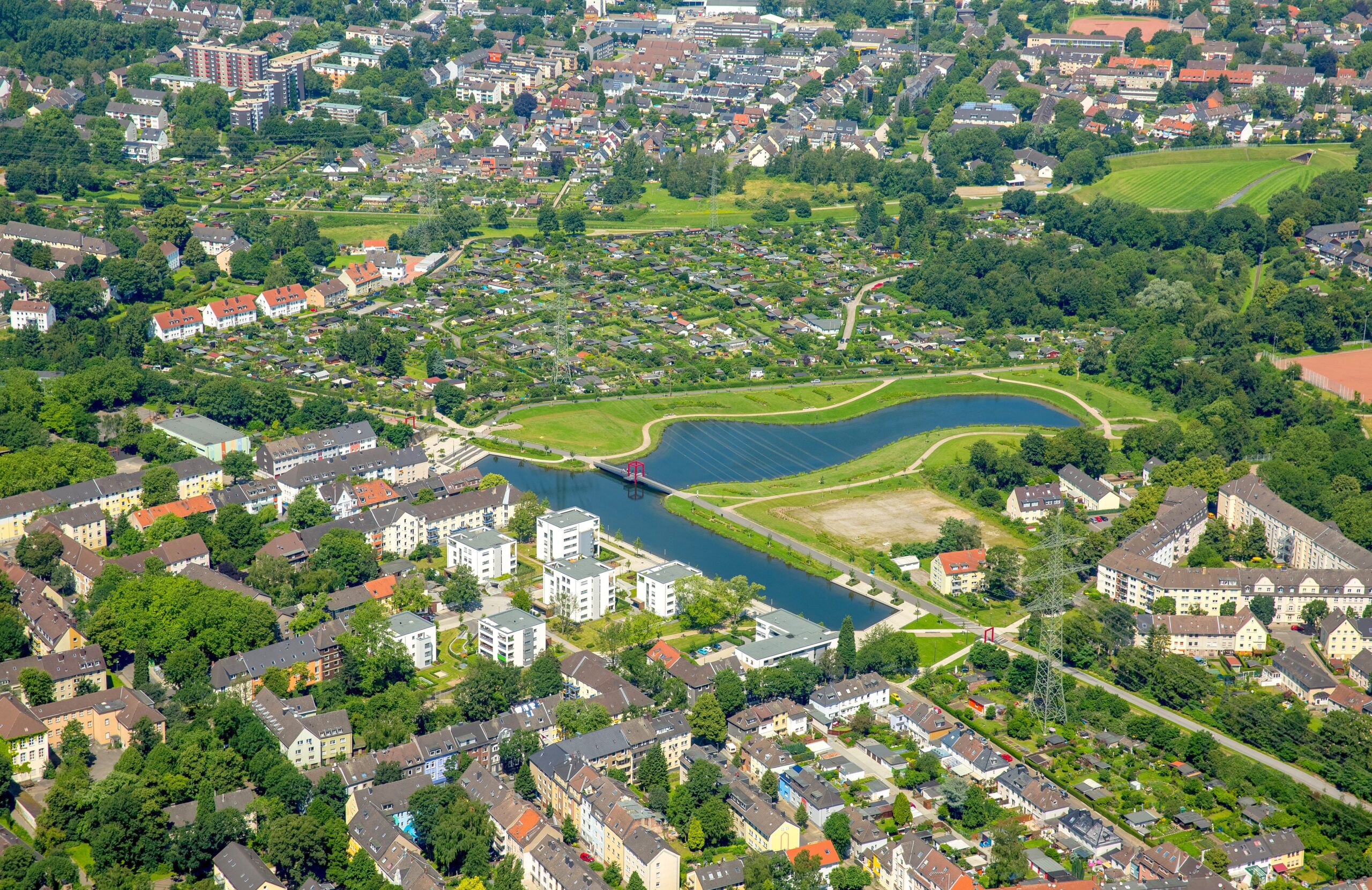 Der Niederfeldsee in Altendorf.