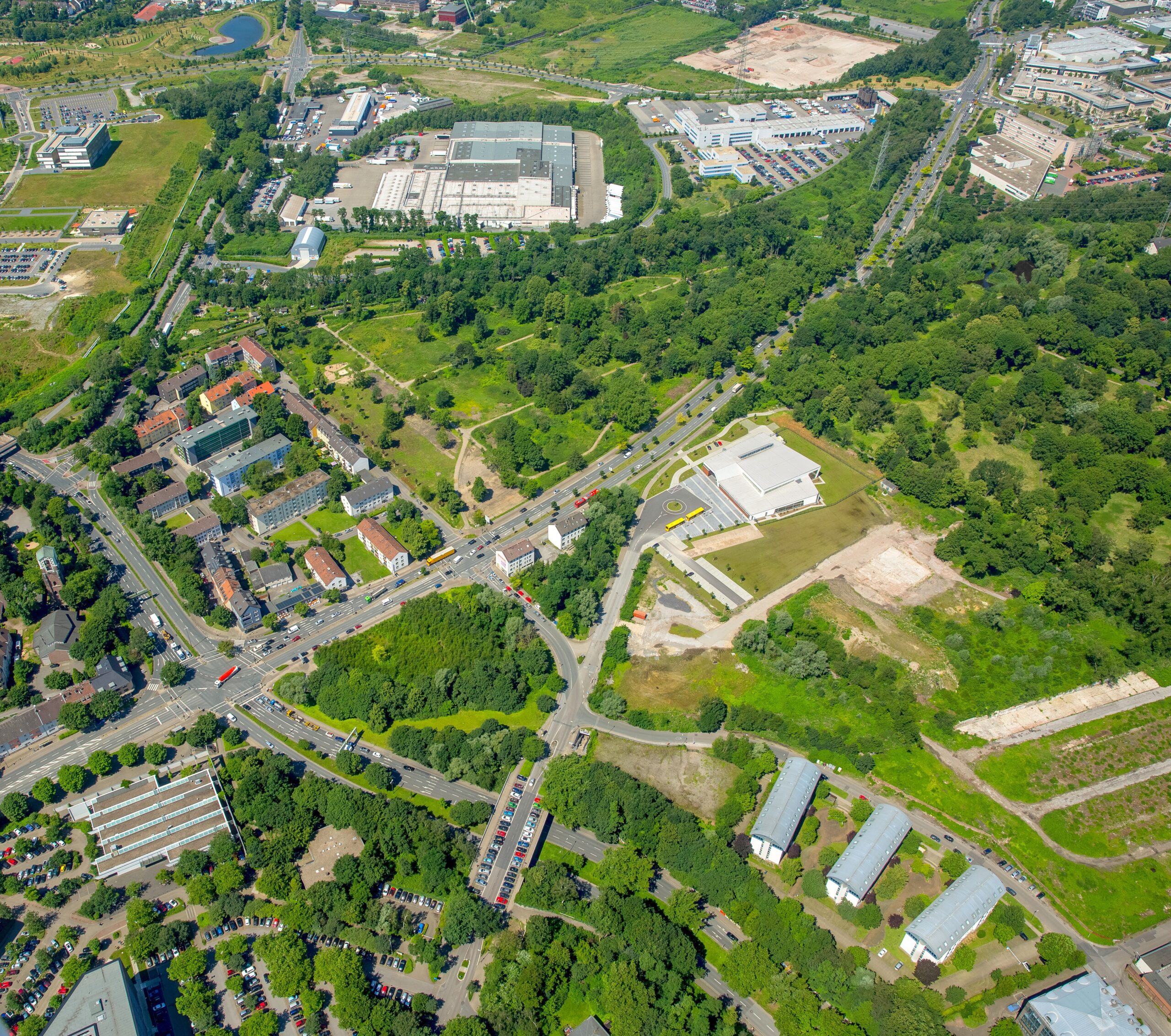 Das neue Sportbad Thurmfeld am Reckhammerweg, Ecke Bottroper Straße.