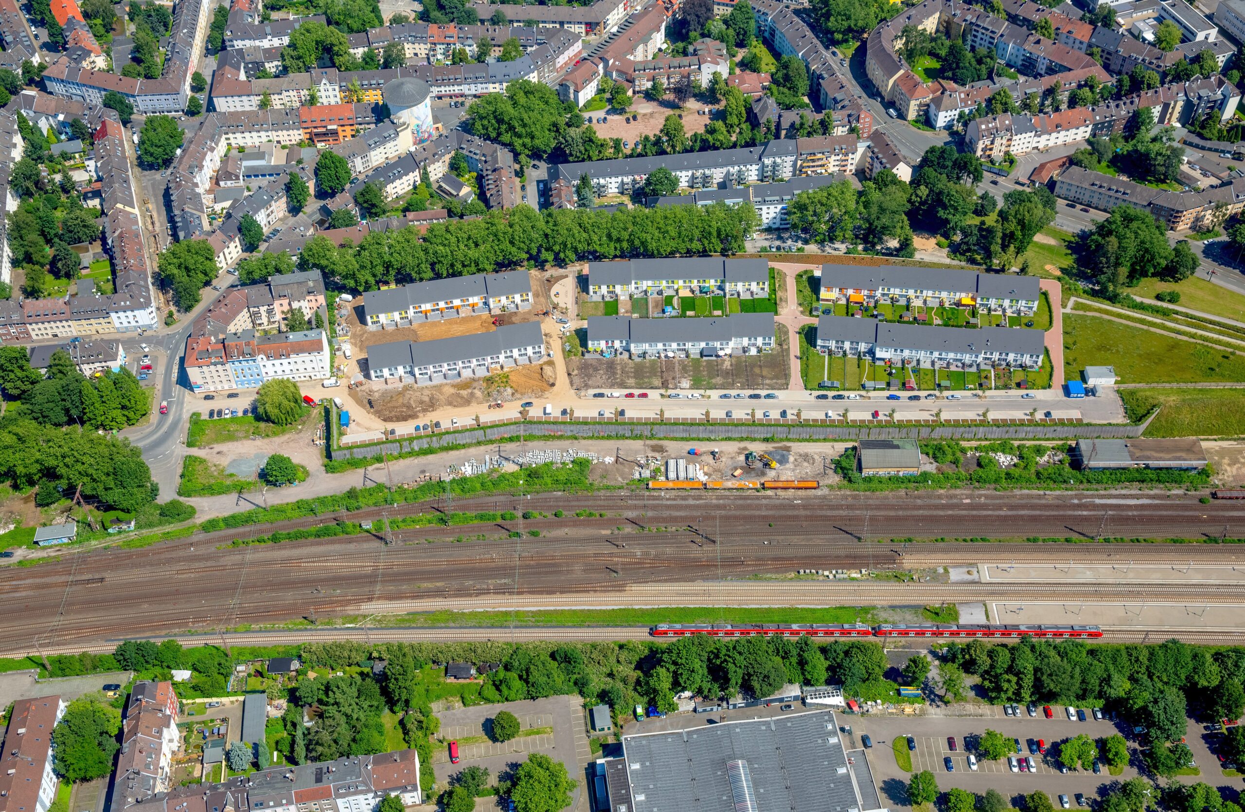 Neubaugebiet an der Altendorfer Hagenbeckstraße.